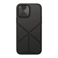 Slim black TPU phone case for iPhone 13, 13 Pro, and 13 Pro Max on a table.
