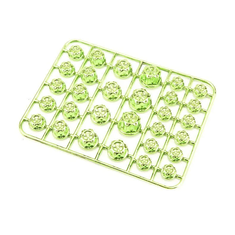 30-piece ABS plastic motorcycle screw cap set in eight colours for engine bolt hole protection