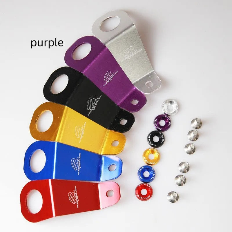 Aluminium alloy radiator mounting bracket for Honda Civic EG in anodised colours