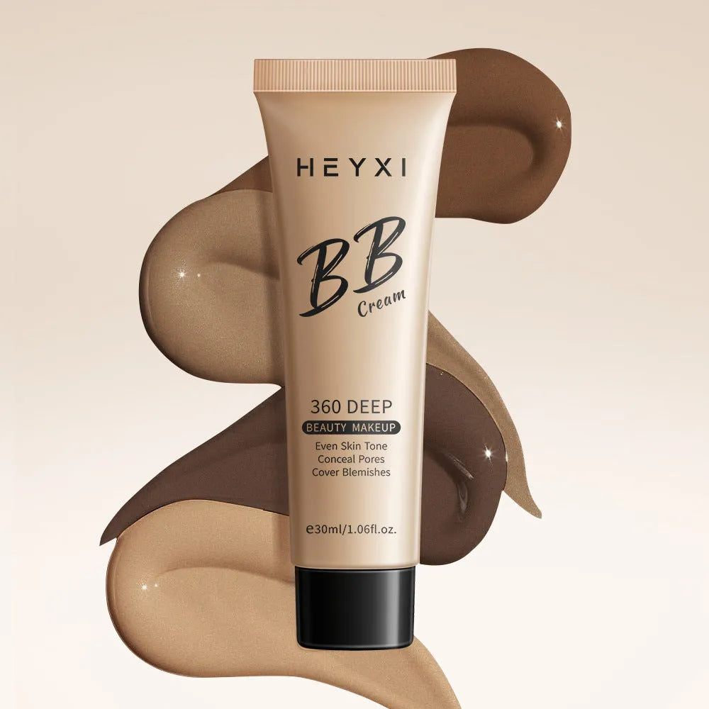 Waterproof sweat-proof BB cream foundation in four colour shades 01 02 03 04 for all skin types