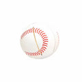 Glow-in-the-dark plastic dog ball toy that converts to flying disc with 9cm diameter