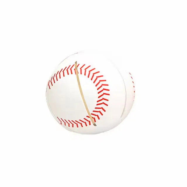 Glow-in-the-dark plastic dog ball toy that converts to flying disc with 9cm diameter