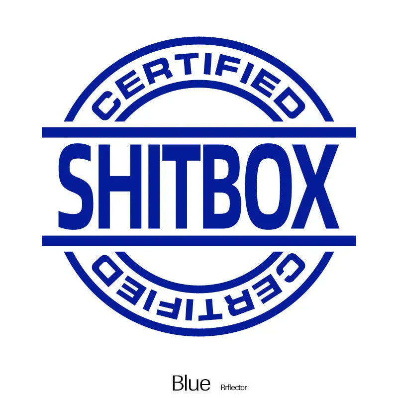 13x12cm creative vinyl car sticker shown in multiple colour options for vehicle customisation
