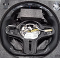 Black carbon fibre LED steering wheel for BMW X3 and X5 models