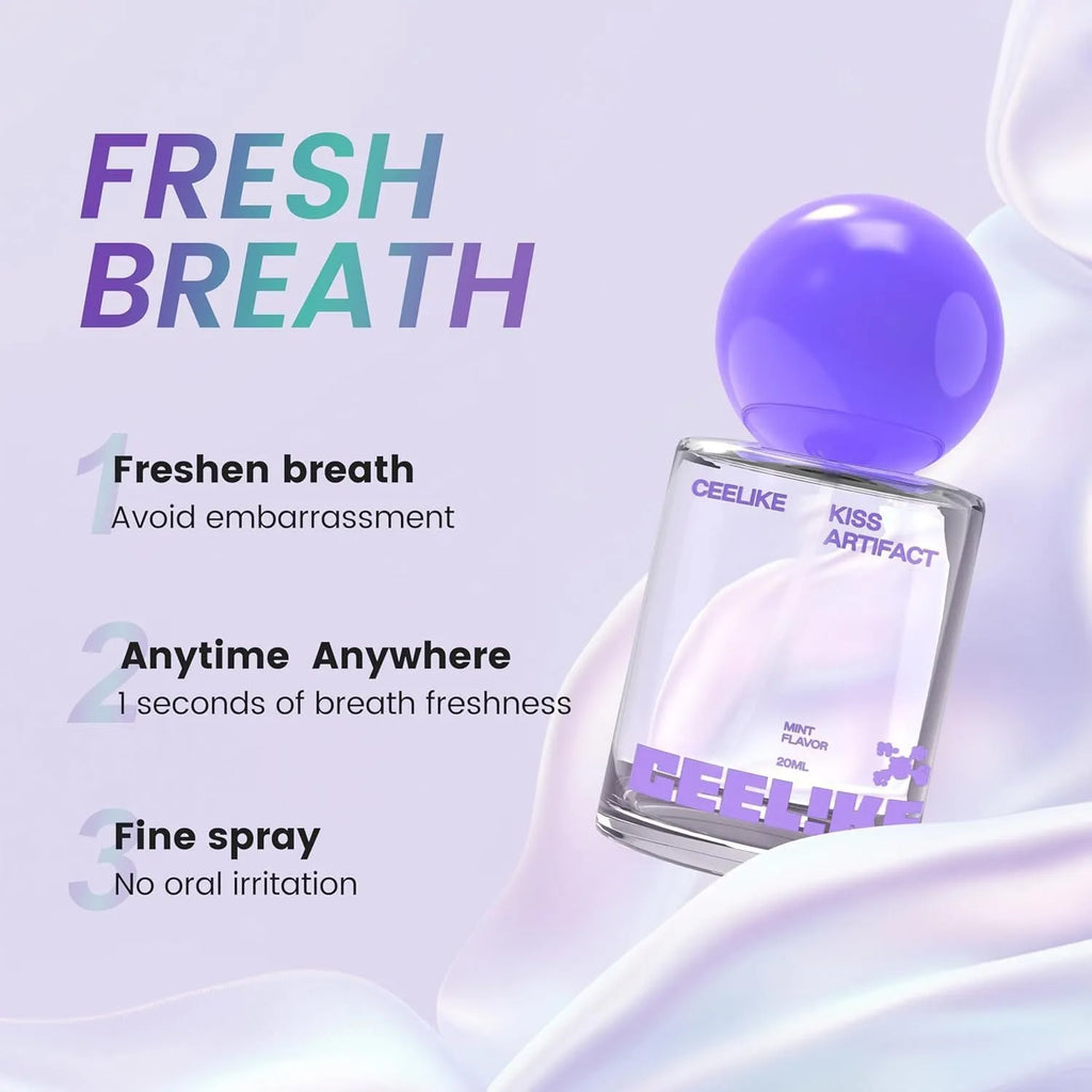 20ml portable oral spray bottle for probiotics and hydration.