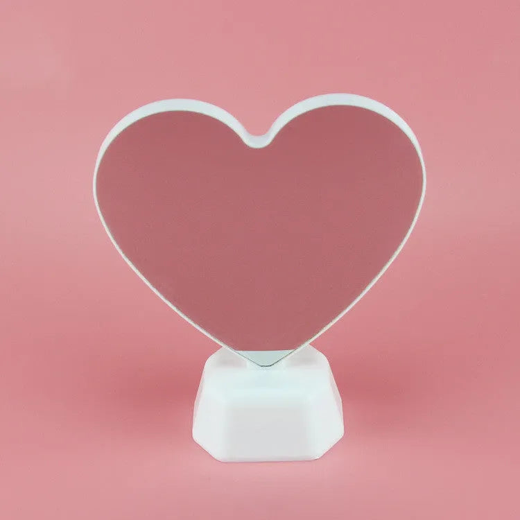 LED double-sided love tunnel light with rose red illumination, showing tunnel design from front angle