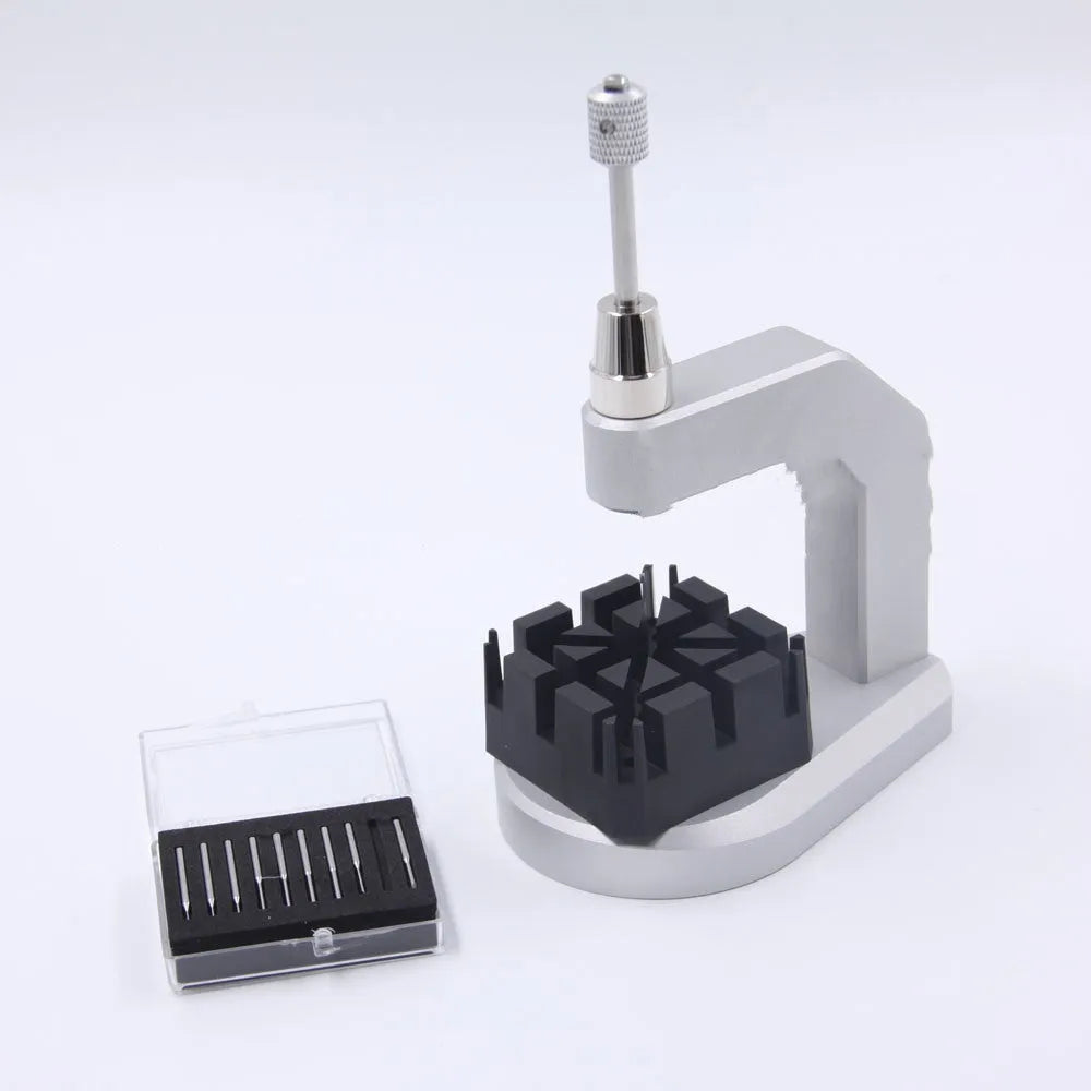 Silver tool steel press strap removal tool for watches and jewellery with 0.50-1.60mm blade.
