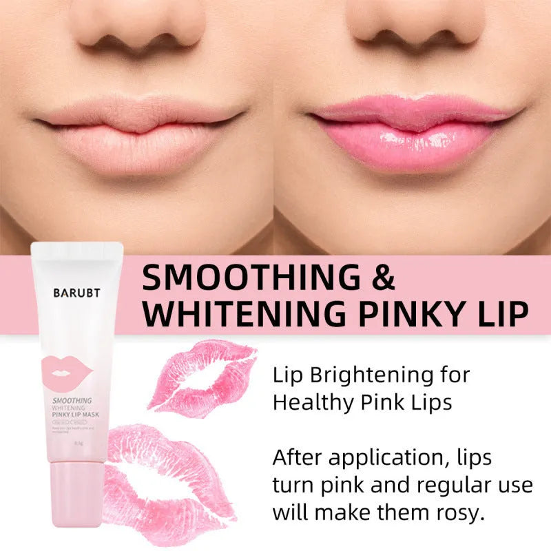 8.5g brightening moisturising lip balm tube with colour fading and melanin care properties