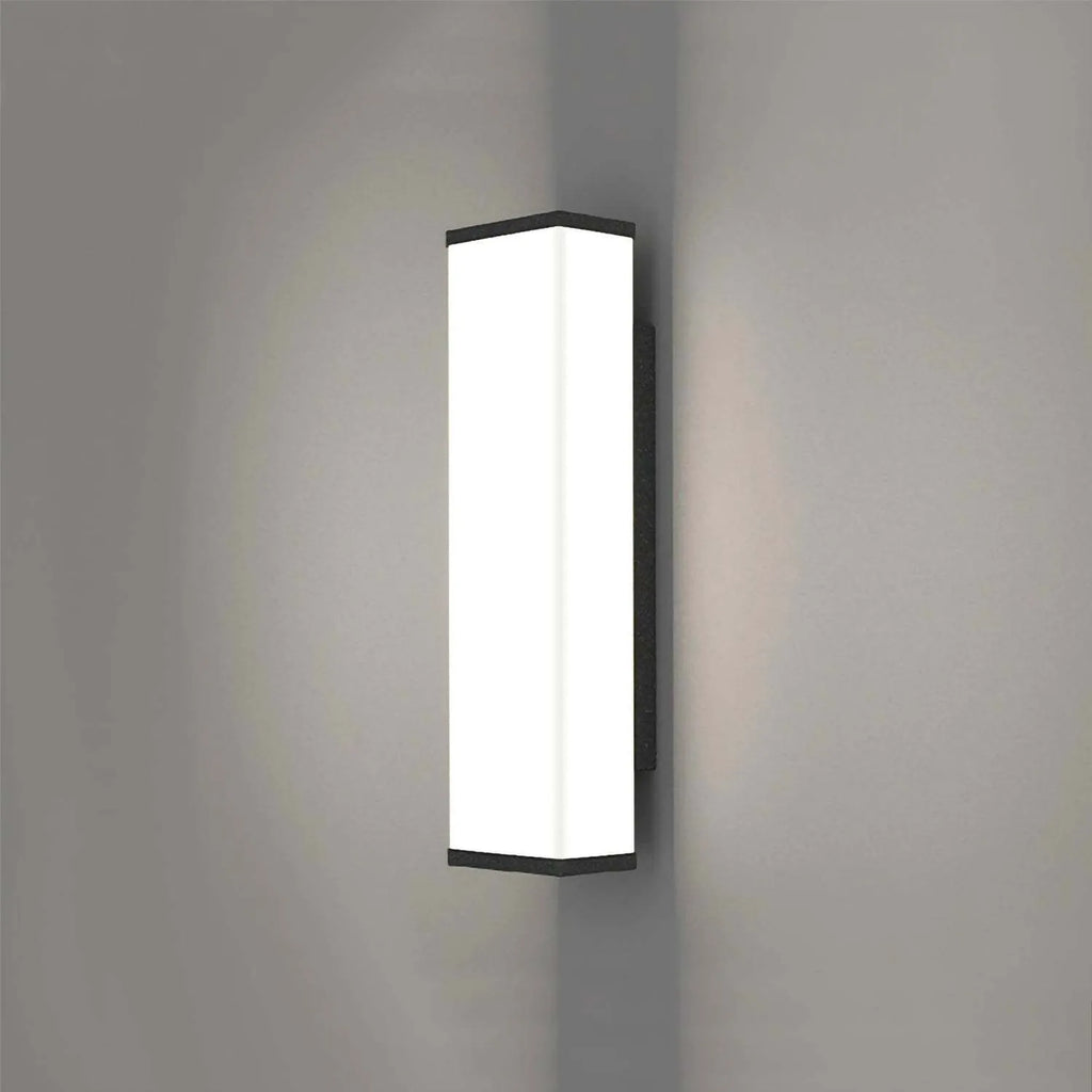 60cm outdoor wall light with stainless steel and PC construction, IP65 waterproof rating for courtyard and park lighting
