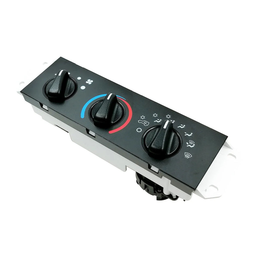 Black automotive air conditioning control panel for Jeep Wrangler 2005-2006, part number 55056558AA