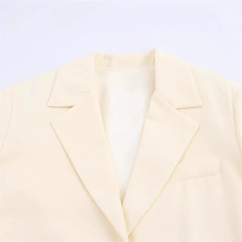 Women's polyester coat with drawstring waist and pockets, 100 cm length, in picture colour