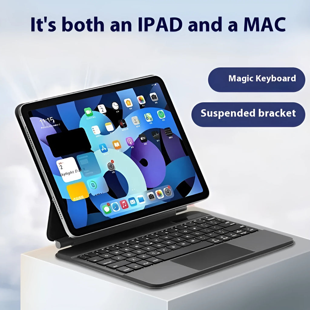 Bluetooth wireless keyboard with magnetic protective sleeve for iPad tablets in black white pink purple blue colours