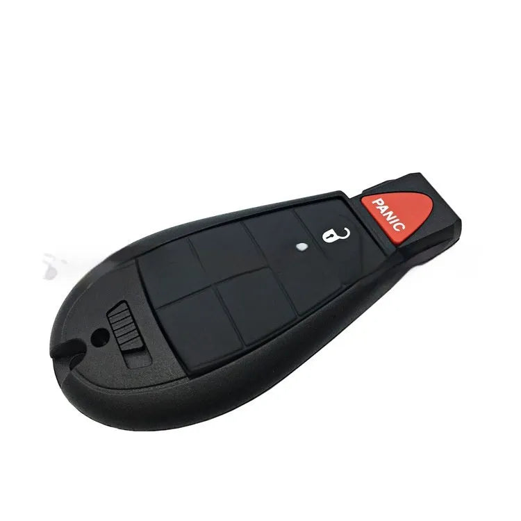 Dodge Chrysler smart card key replacement case with ABS brass shell measuring 85x42x15mm