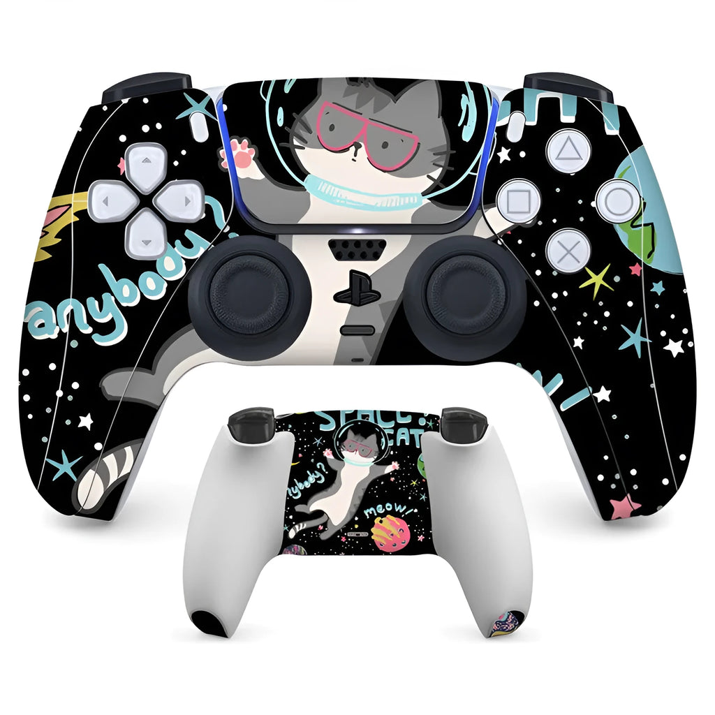 PS5 controller protection stickers in environmental PVC material with micro frosted finish