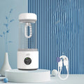 White portable milk warmer with 350ml capacity and 9000mAh battery