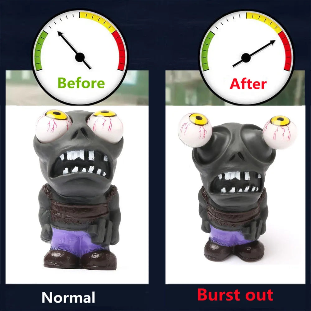 Turbo car decompress ornament kit showing rubber doll, pressure regulating valve, copper tubing, and installation clips