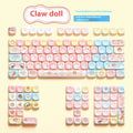 Clip Doll original cute character design mechanical keyboard key cap set for 112-key or 120-key layout.