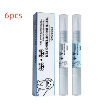 Pet teeth whitening pen with dental brushes for dogs and cats oral care
