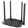 AC8 dual-band wireless router with Gigabit ports measuring 365mm by 286mm by 70mm