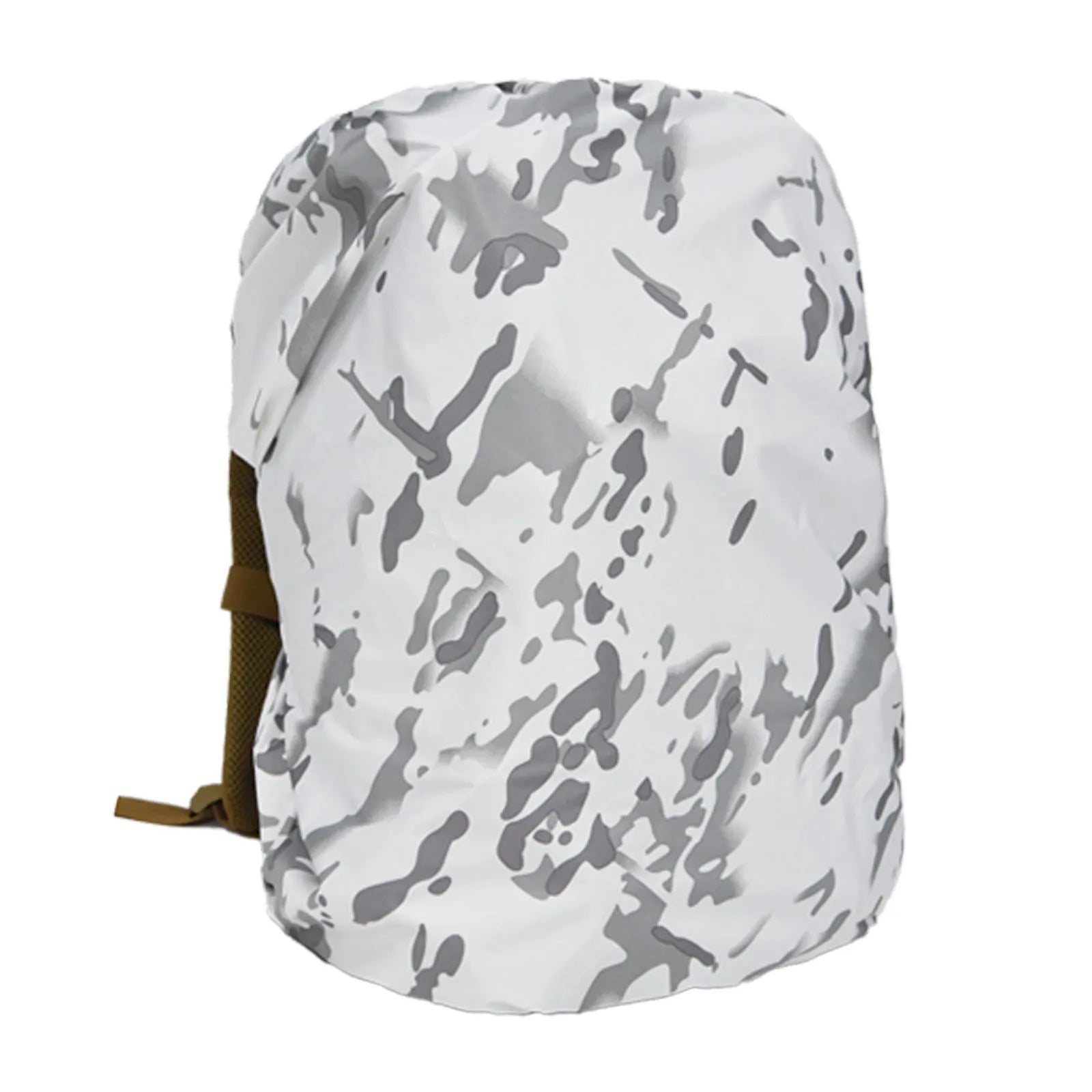 Army green waterproof backpack rain cover for outdoor hiking and mountaineering