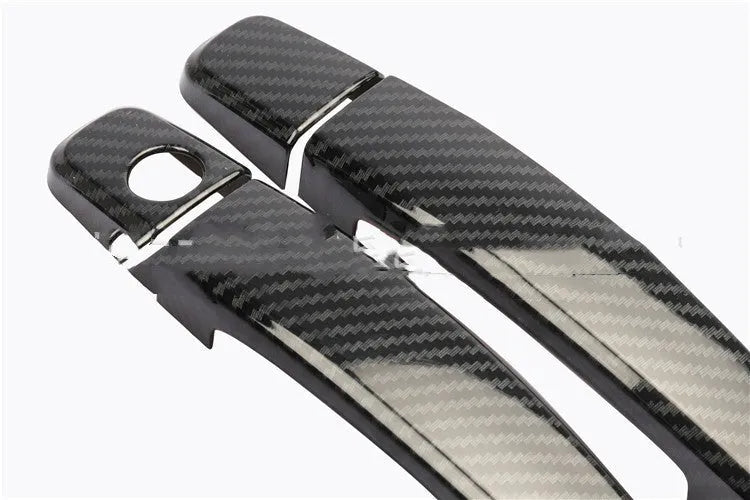 Carbon fibre pattern door handle cover for Opel Vauxhall Astra interior