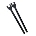 Land Rover fan wrench set with 36mm and 40mm alloy steel spanners for automotive repair.