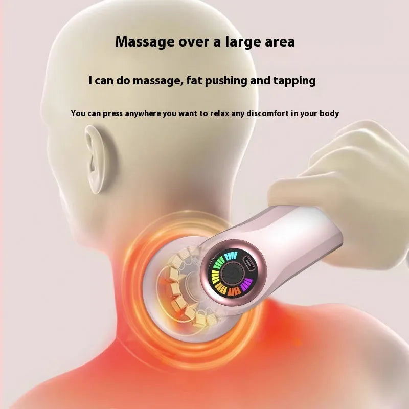 USB electric massager in black, pink or white for cervical spine, back and leg massage