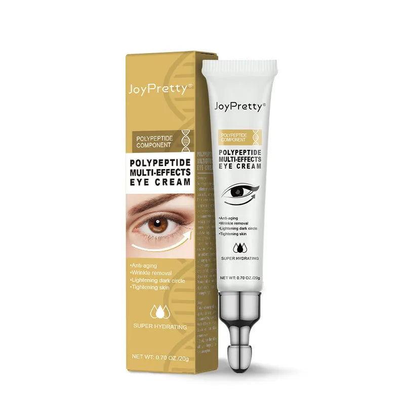 20g tube of anti dark circle eye cream with peptide formula for puffiness reduction