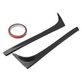 Glossy black ABS plastic rear window spoiler wing for Volkswagen Golf MK7 with adhesive tape.