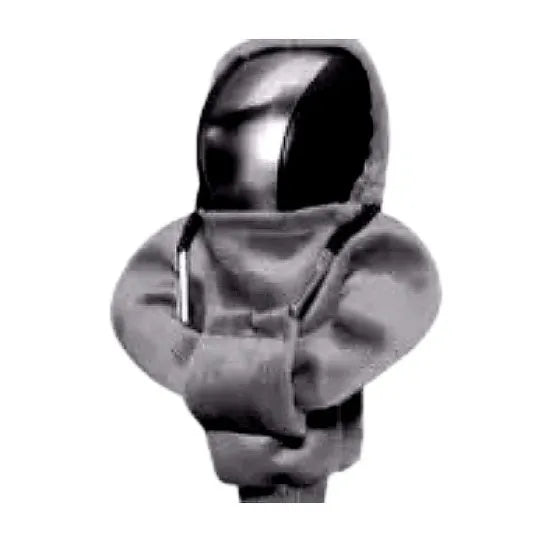 Gear shift knob hoodie cover in multiple colours showing 13x8cm cloth construction for manual and automatic cars
