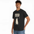 Cotton loose fit summer T-shirt for men and women in black, green or white with round neck and short sleeves
