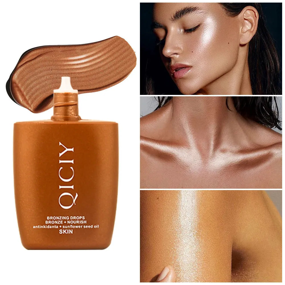 30ML face and body brightening contour liquid bottle with four colour classification options