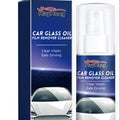 Car glass oil film removal cleaner in box measuring 3.7x14.6cm for windscreen cleaning