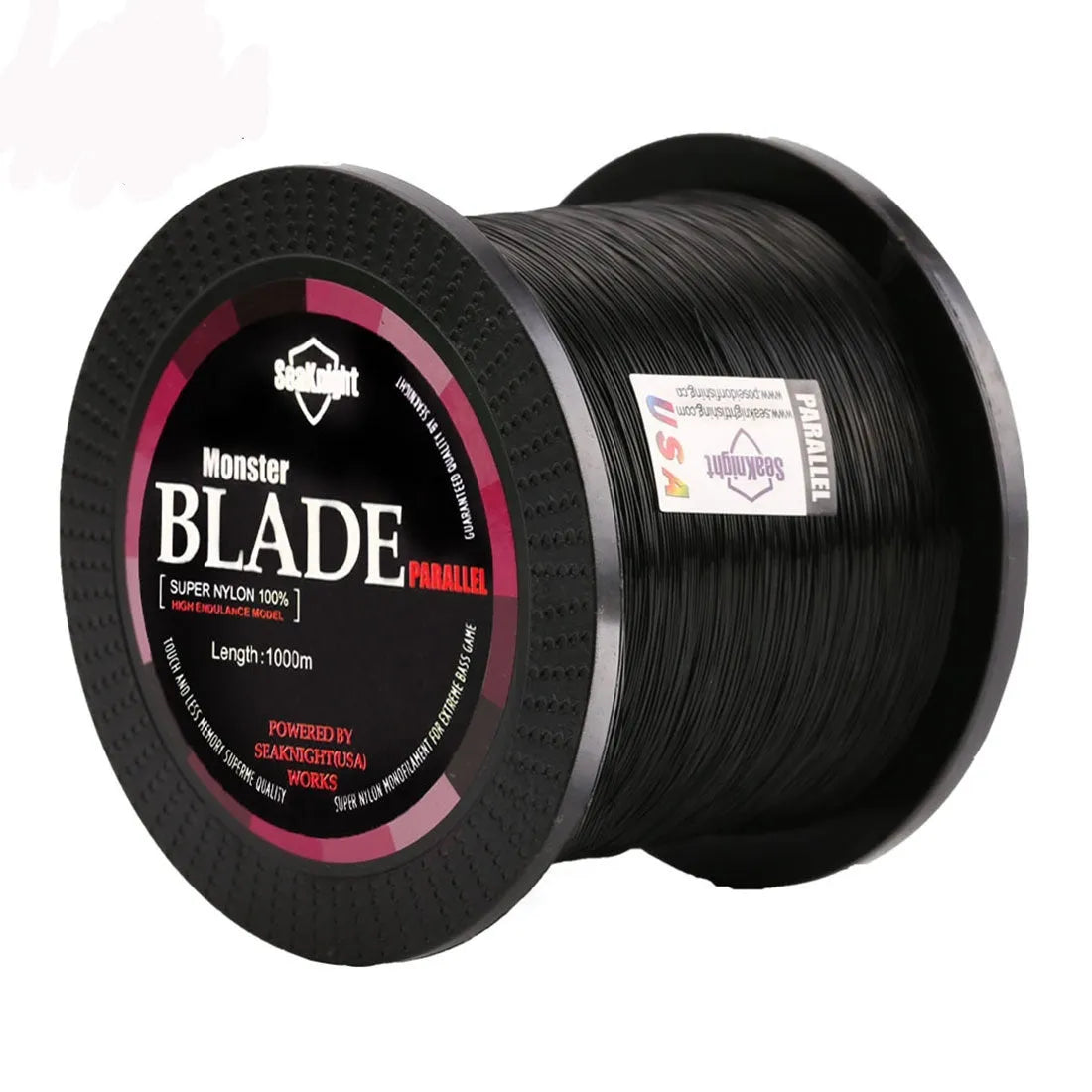 Seaknight1000 M nylon fishing line spool in choice of colours and sizes from 0.4mm to 8.0mm.