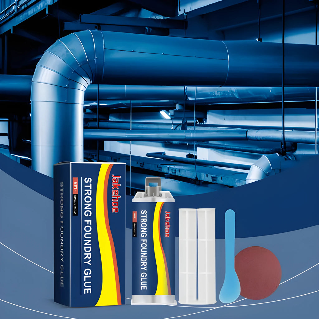 85ml metal sealant epoxy glue kit with push rod and tools for steel copper aluminium bonding