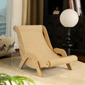 Sisal cat nest recliner with scratch board and hemp cushion for indoor cats