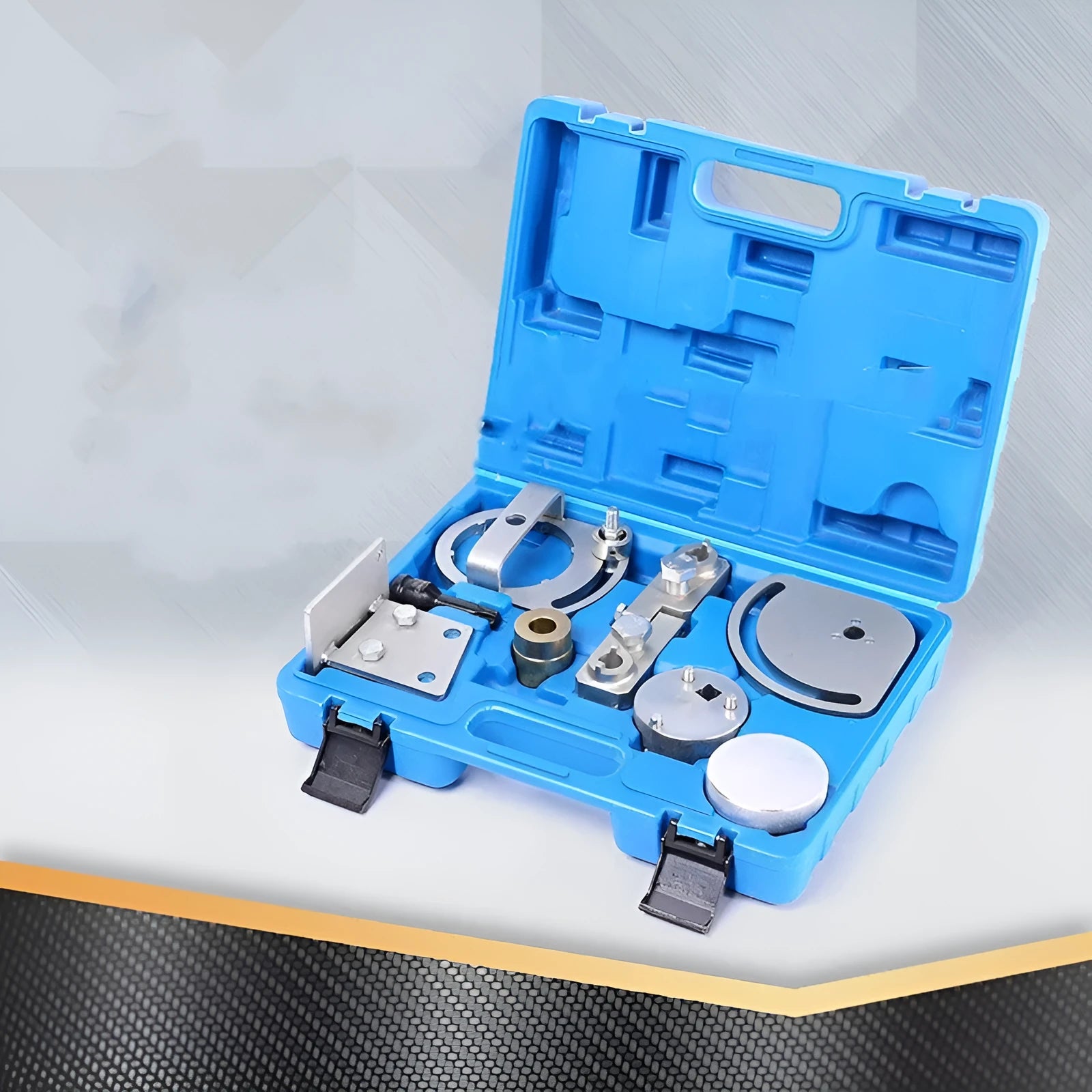 Volvo T5 T6 engine timing tool set with 8 carbon steel tools for cylinder head alignment