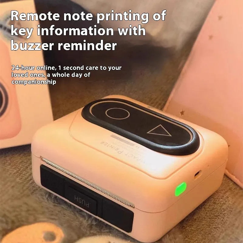 Portable Bluetooth thermal printer in multiple colours with mobile phone printing capability