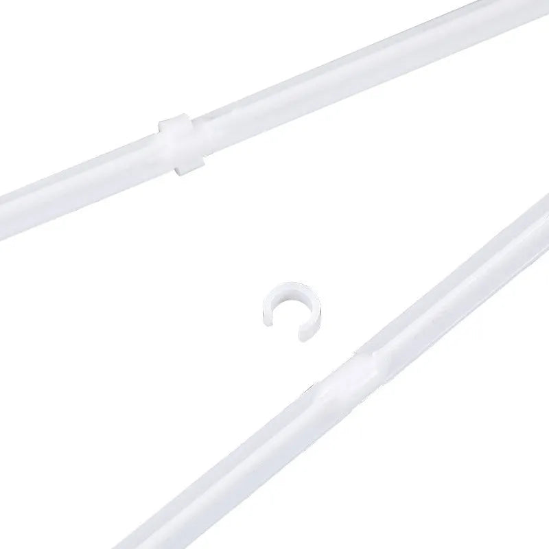White PP plastic car window flag holder bracket for vehicle mounting