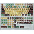 Capabala mechanical keyboard keycaps set showing 130 ABS keycaps with MOA height profile design