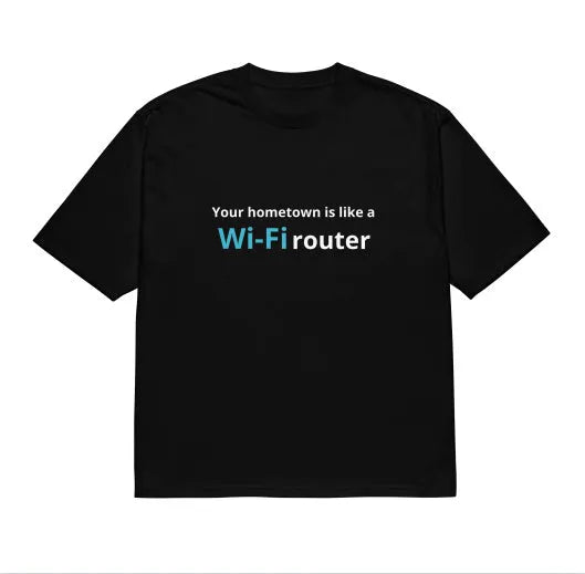 Black men's T-shirt with a 3D digital cartoon pattern, round neck, and short sleeves.