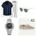 Men's casual cotton linen beachwear suit with half sleeve shirt and matching shorts
