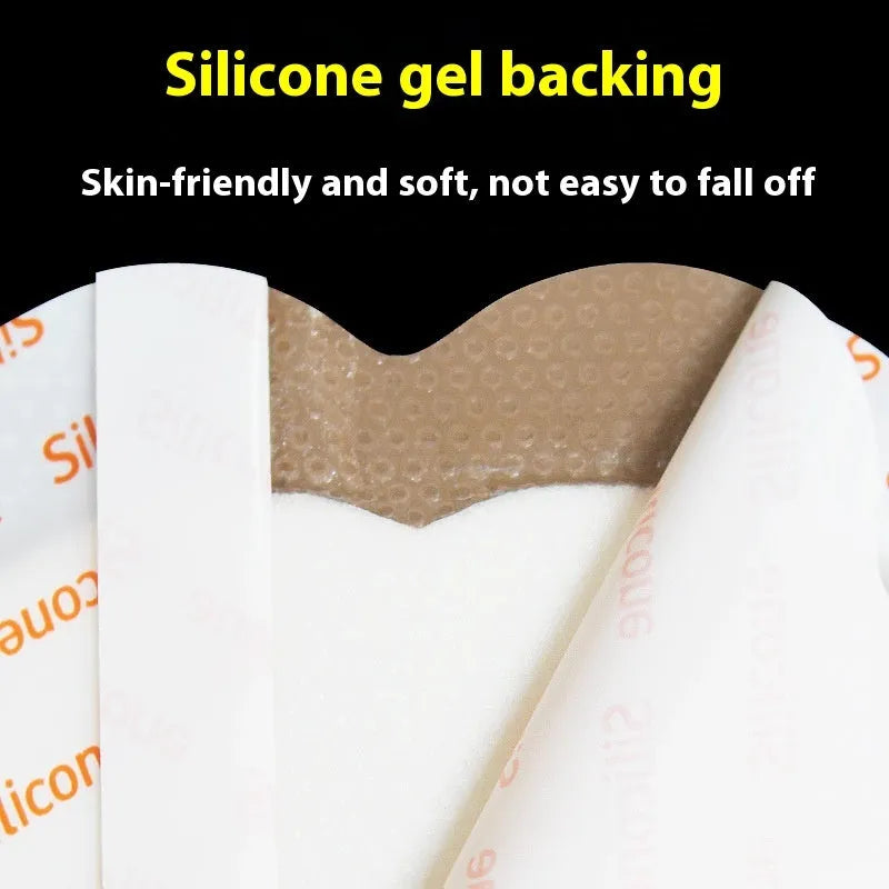 Large 20x20cm skin colour silicone foam bedsore dressing with waterproof adhesive