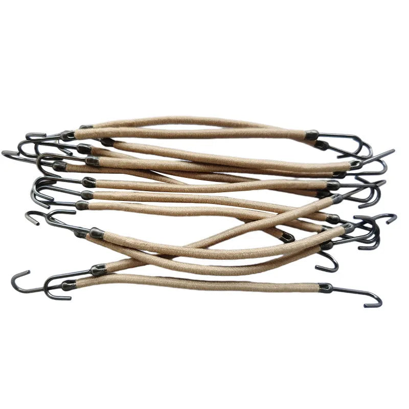 Wig double hook hair tools in black, dark brown and light brown colours