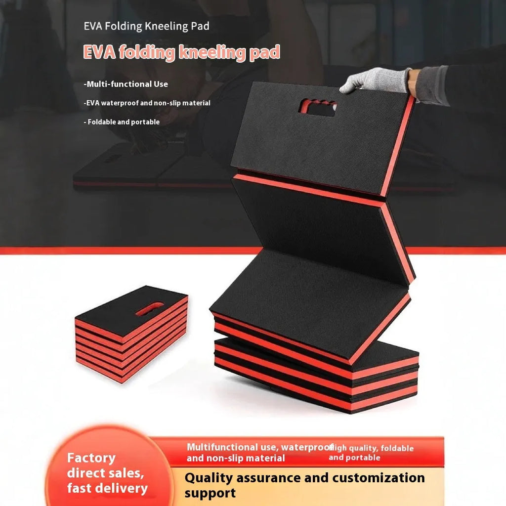 Folding EVA foam kneeling mat 116x40x2.5cm for car repair and gardening