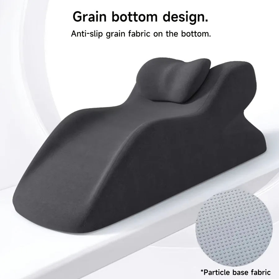 Stomach sleeping pillow designed for prone positions, available in four colours