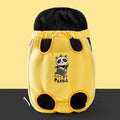 Soft canvas pet chest carrier bag with animal pattern in multiple colour and size options.