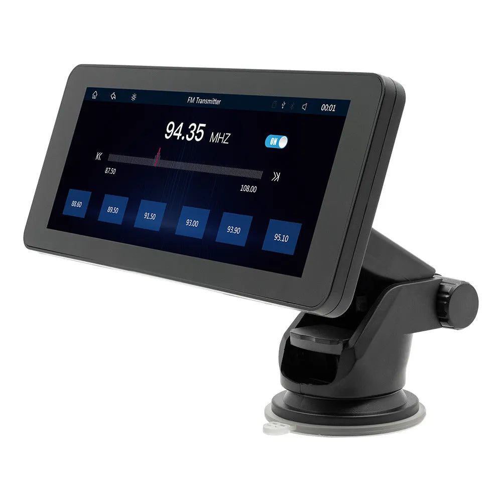 Portable wireless 6.86 inch multimedia vehicle mounted video player with plastic electronic screen and IPS display.
