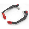 CNC aluminium motorcycle brake clutch lever guard for 22mm handlebars with anti-rust finish