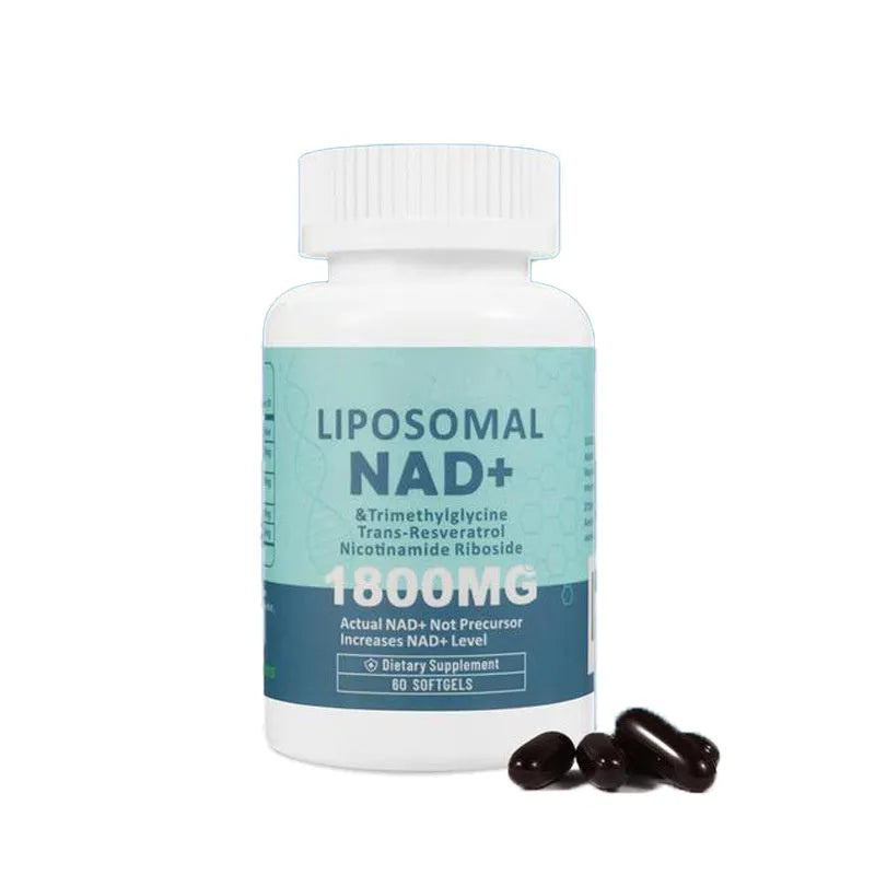Nicotinamide mononucleotide gel capsule supplement in bottle packaging